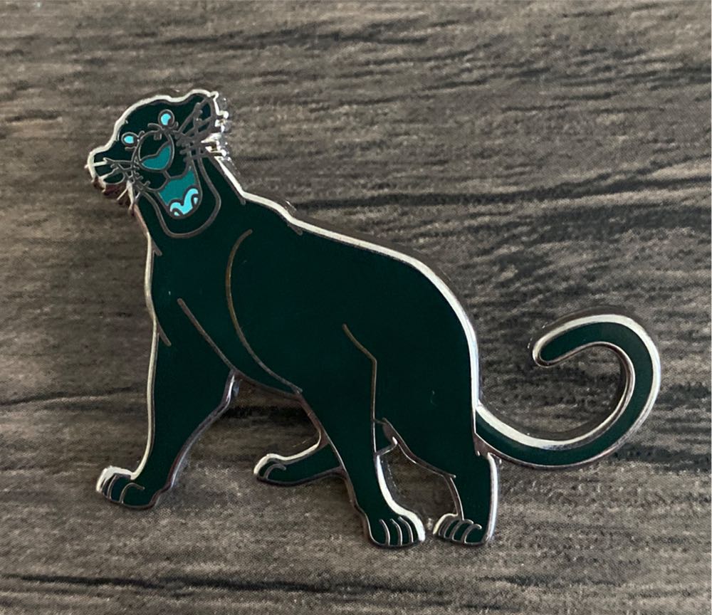 Bagheera Cut Out Smiling  pin collectible - Main Image 1