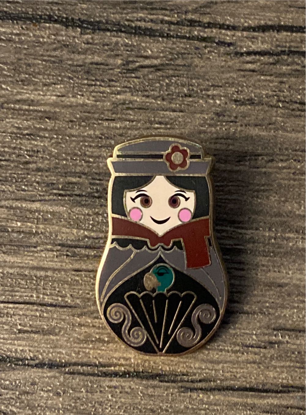 Nesting Dolls Collection Mary Poppins  pin collectible - Main Image 1