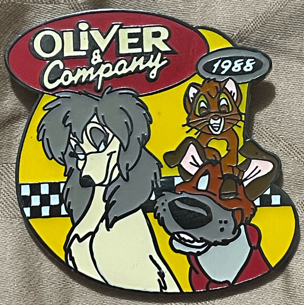 Oliver & Company “Countdown To The Millennium” Series - Disney Store Pin - Rack pin collectible [Barcode 715099970263] - Main Image 3