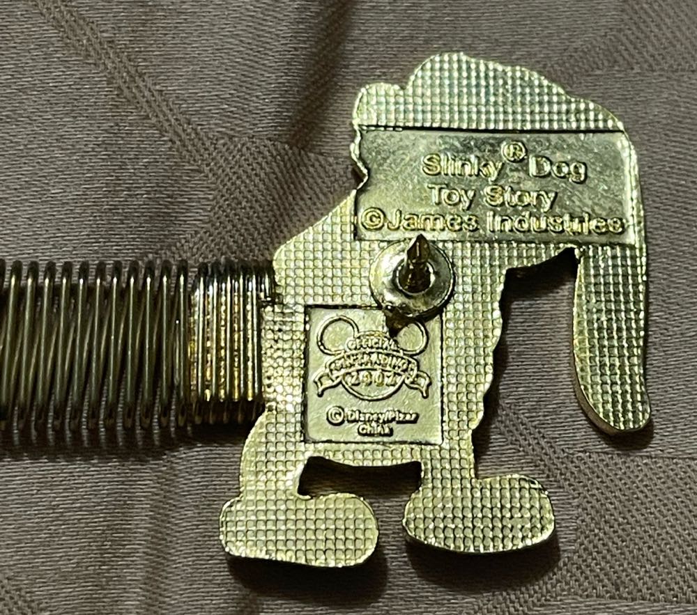 Slinky Dog With Moving Spring - Disney Parks Pin - Rack pin collectible - Main Image 2