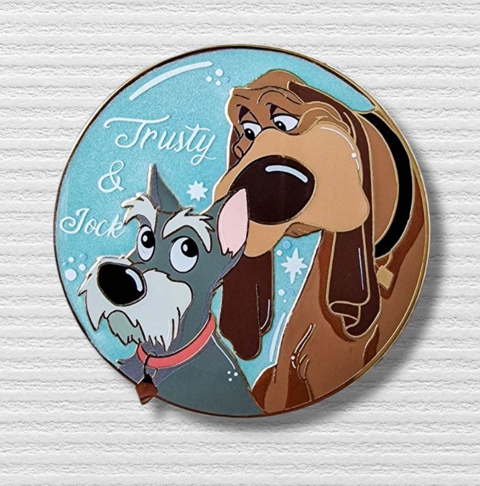 Trusty And Jock “BFF” Series - FANTASY (CamiOnnette_Shop) Disney Pin - Fantasy pin collectible - Main Image 1