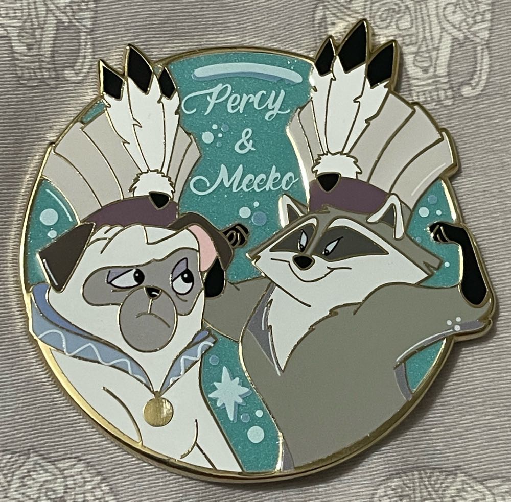 Percy And Meeko “BFF” Series - FANTASY (CamiOnnette_Shop) Disney Pin - Fantasy pin collectible - Main Image 3
