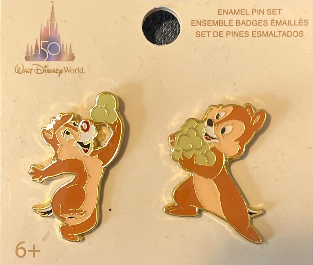 Chip N Dale 50th WDW Ann Set  pin collectible - Main Image 1