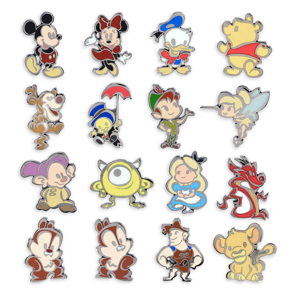 Animation “Disney Dreams Collection” Series (Mickey, Piglet, Pooh, Bambi And Sleepy) - Disneyland Limited Edition Pin