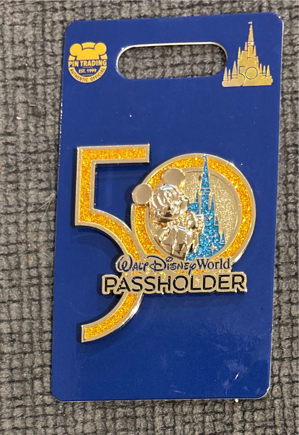 Disney 50th Passholder Exclusive - Disney Pin pin collectible [Barcode 400939713529] - Main Image 3