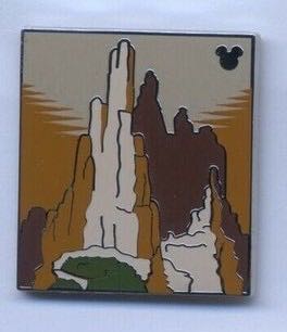 Attractions Stylized 2019 Hidden Mickey Thunder Mountain  pin collectible - Main Image 1