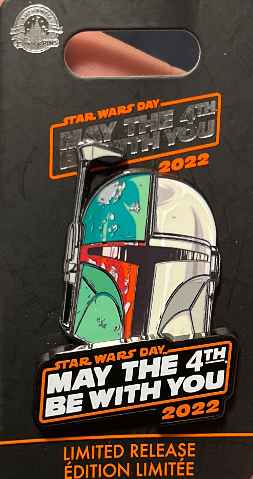 Boba Fett & Mandalorian May The 4th Be With You 2022  pin collectible [Barcode 465053155853] - Main Image 2