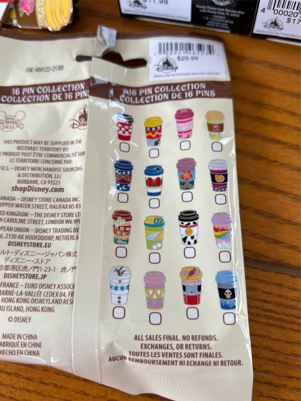 Mystery Latte Donald - Mystery Latte Cups pin collectible - Main Image 2