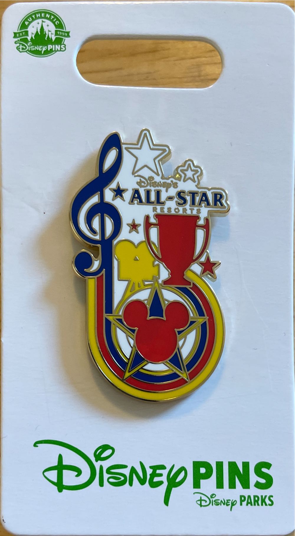 Disney All Star Resort Music  pin collectible [Barcode 400947064705] - Main Image 2