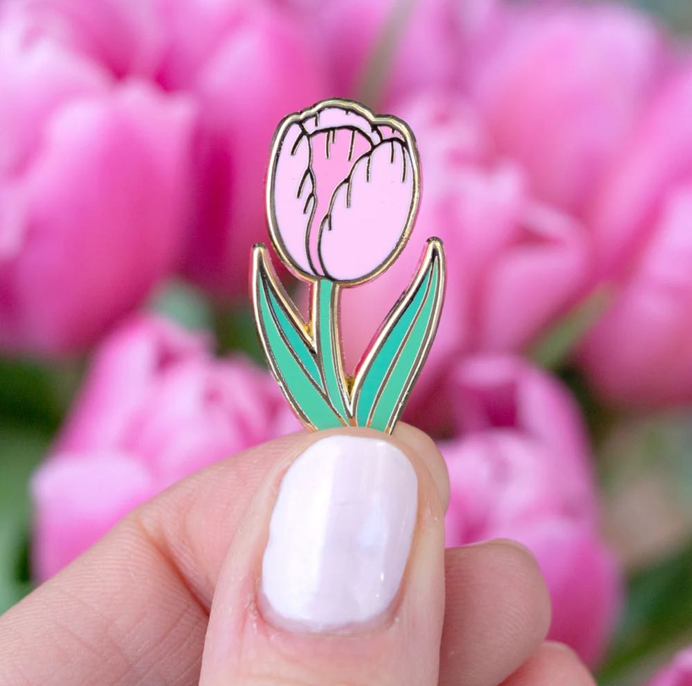 Tulips - Enamel Pin pin collectible - Main Image 2