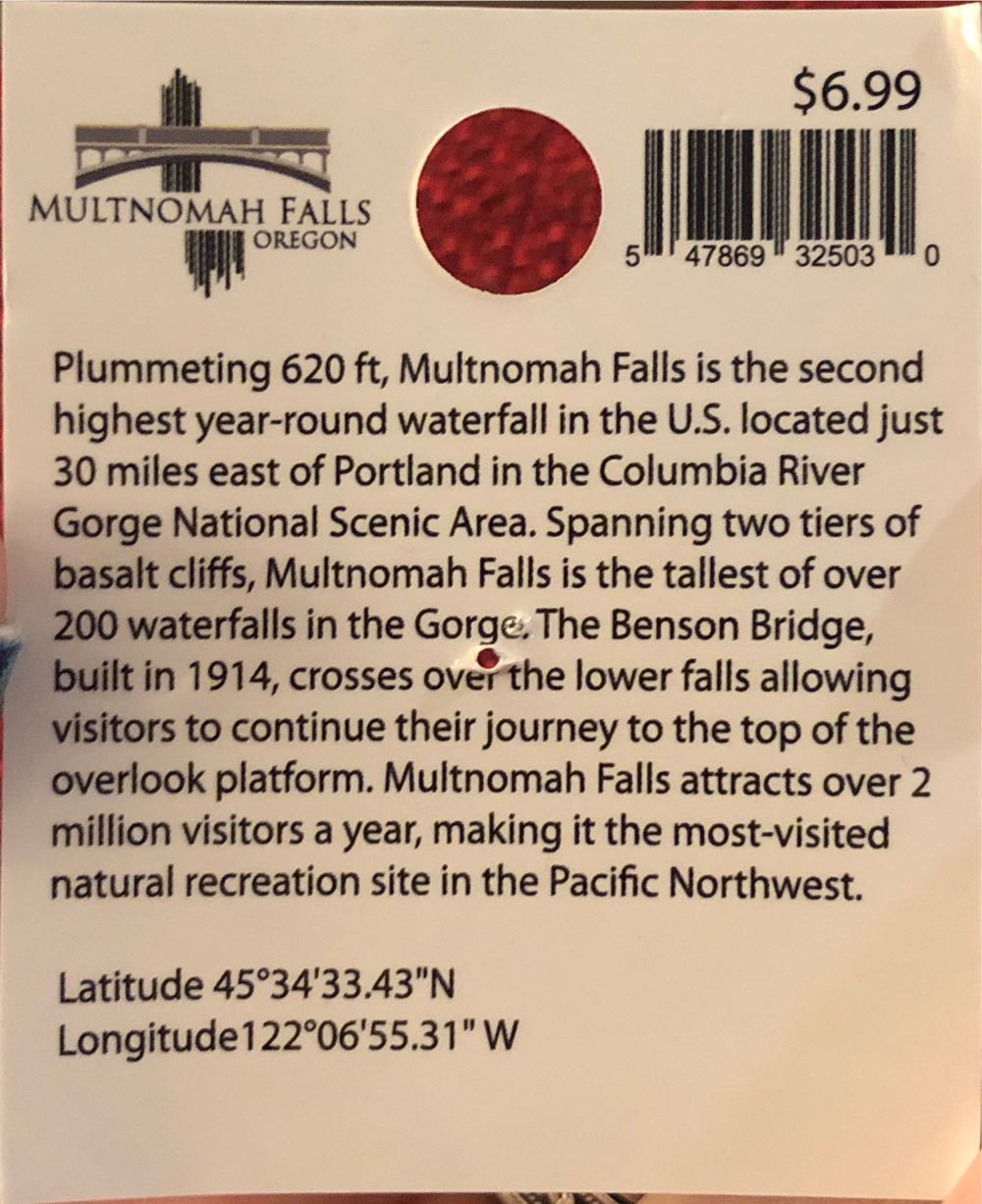Multnomah Falls, OR “Get Lost” Arrowhead Pin - Pin pin collectible [Barcode 547869325030] - Main Image 2