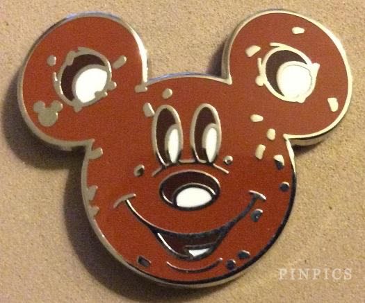Hidden Mickey Food - Pretzel - Hidden Mickey pin collectible - Main Image 1