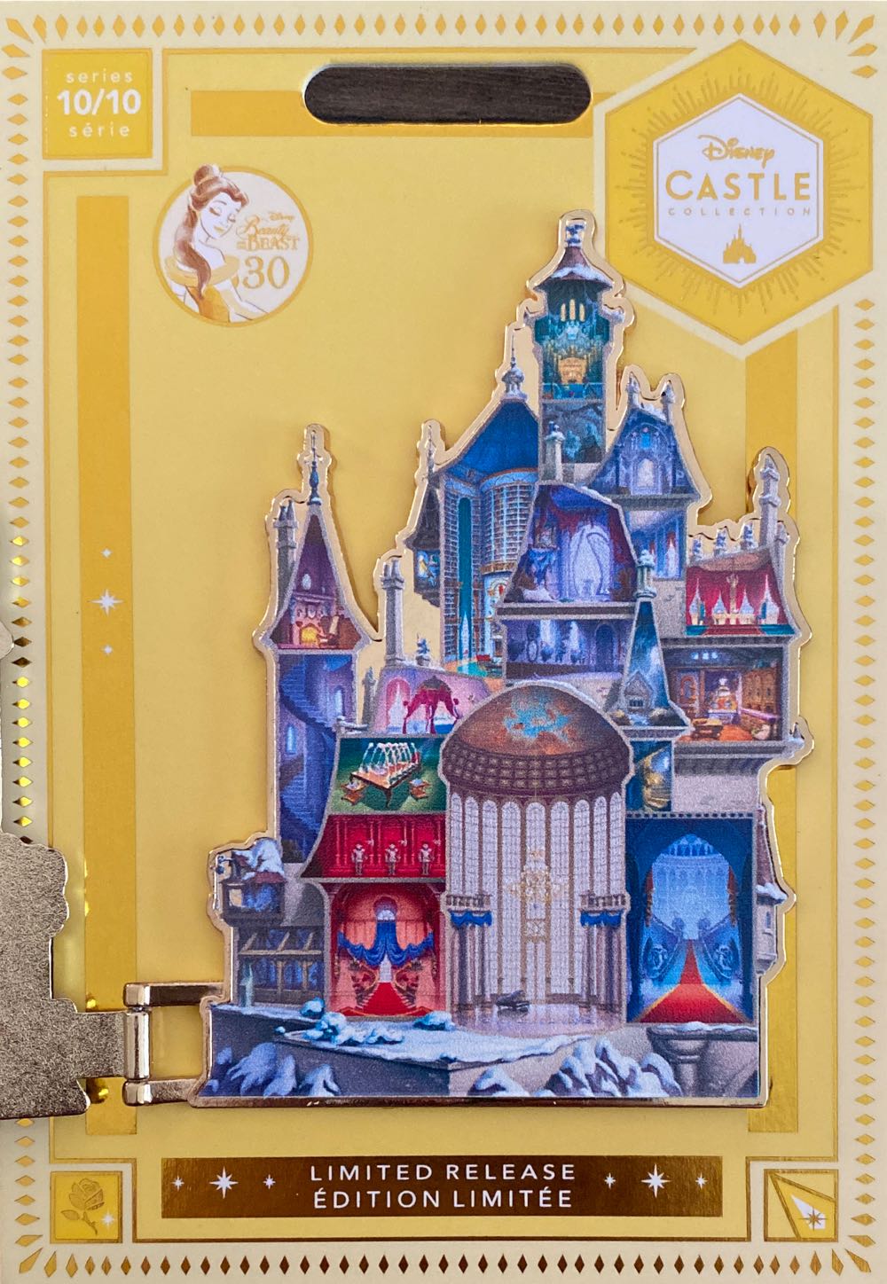Disney Castle Collection Beauty And The Beast  pin collectible - Main Image 2