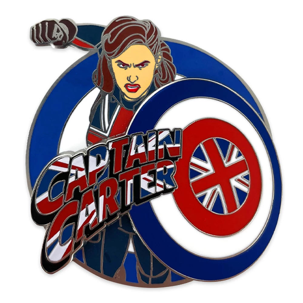 What If . . . ? Captain Carter - Metal / Enamel pin collectible [Barcode 465055861370] - Main Image 2