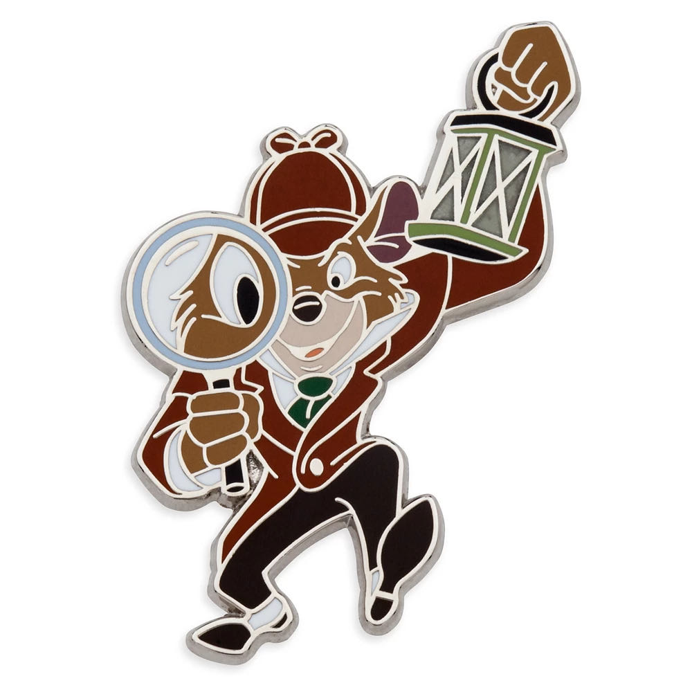 Basil of Baker Street Pin – The Great Mouse Detective - Metal (zinc allow) / hard enamel pin collectible [Barcode 465051970748] - Main Image 2