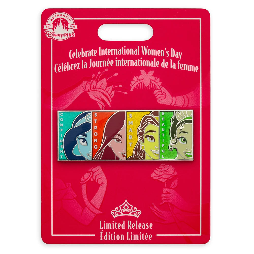 Disney Princess International Women’s Day 2022 Pin – Limited Release - Metal (zinc alloy) / enamel pin collectible [Barcode 465056750055] - Main Image 2