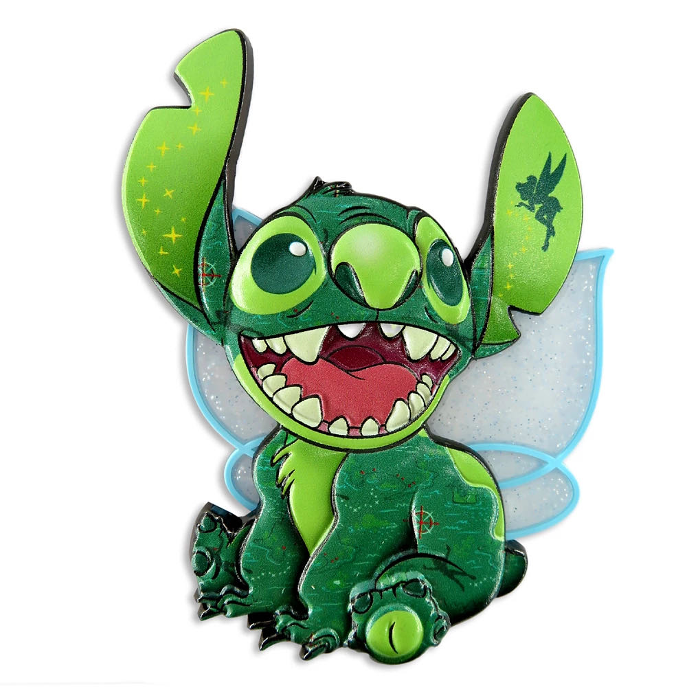 Stitch Crashes Disney- Peter Pan - Metal / enamel / PVC pin collectible [Barcode 465055101377] - Main Image 2