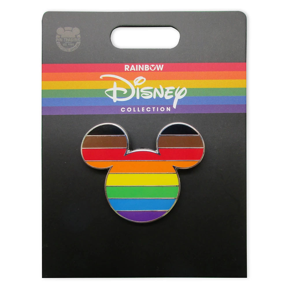 Disney Pride Collection Mickey Mouse Icon Pin Intersectional Flag - Disney pin collectible [Barcode 465052899055] - Main Image 2