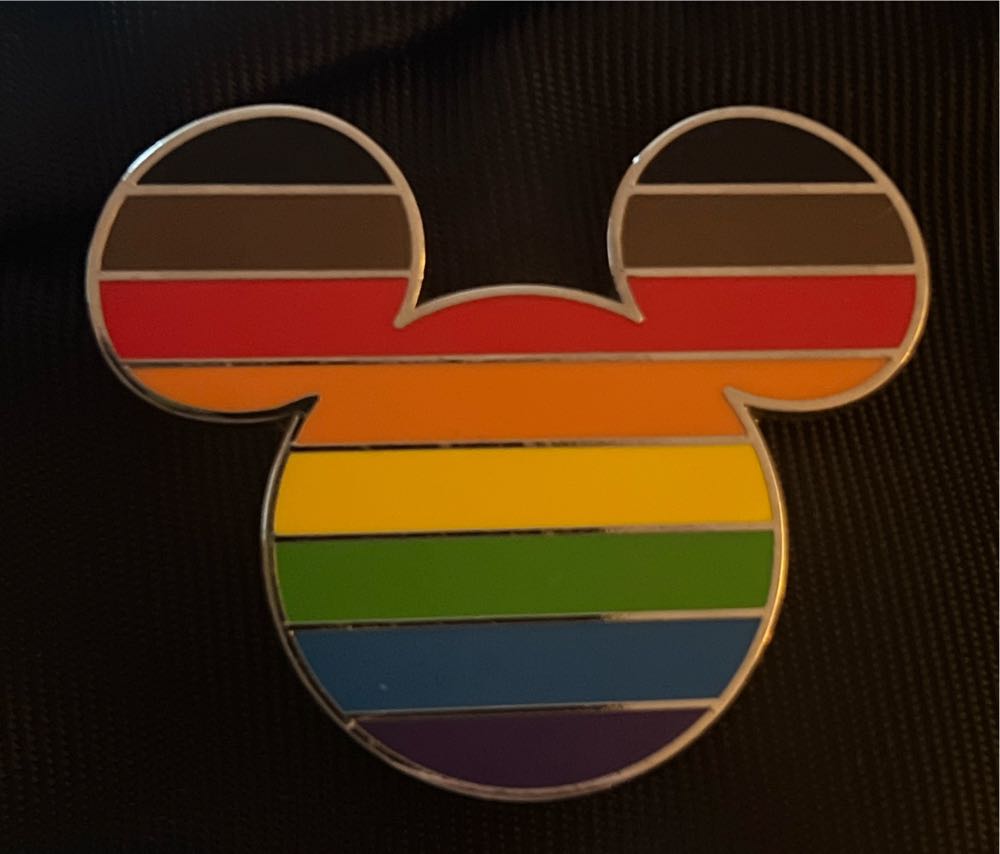 Disney Pride Collection Mickey Mouse Icon Pin Intersectional Flag - Disney pin collectible [Barcode 465052899055] - Main Image 3