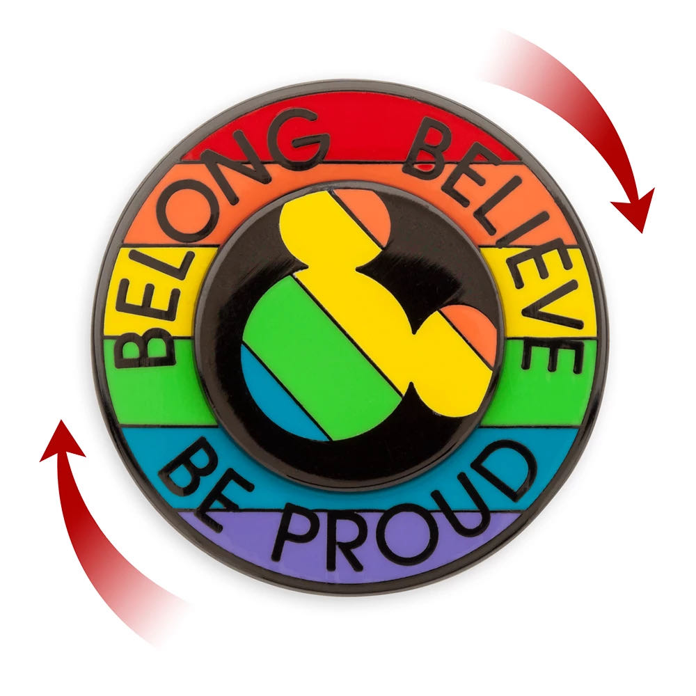 Disney Pride Collection Mickey Mouse Icon Pin - Metal (zinc alloy) / enamel pin collectible [Barcode 465051989085] - Main Image 2