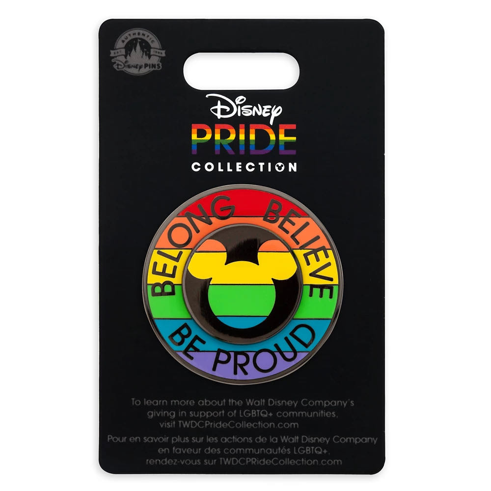 Disney Pride Collection Mickey Mouse Icon Pin - Metal (zinc alloy) / enamel pin collectible [Barcode 465051989085] - Main Image 3