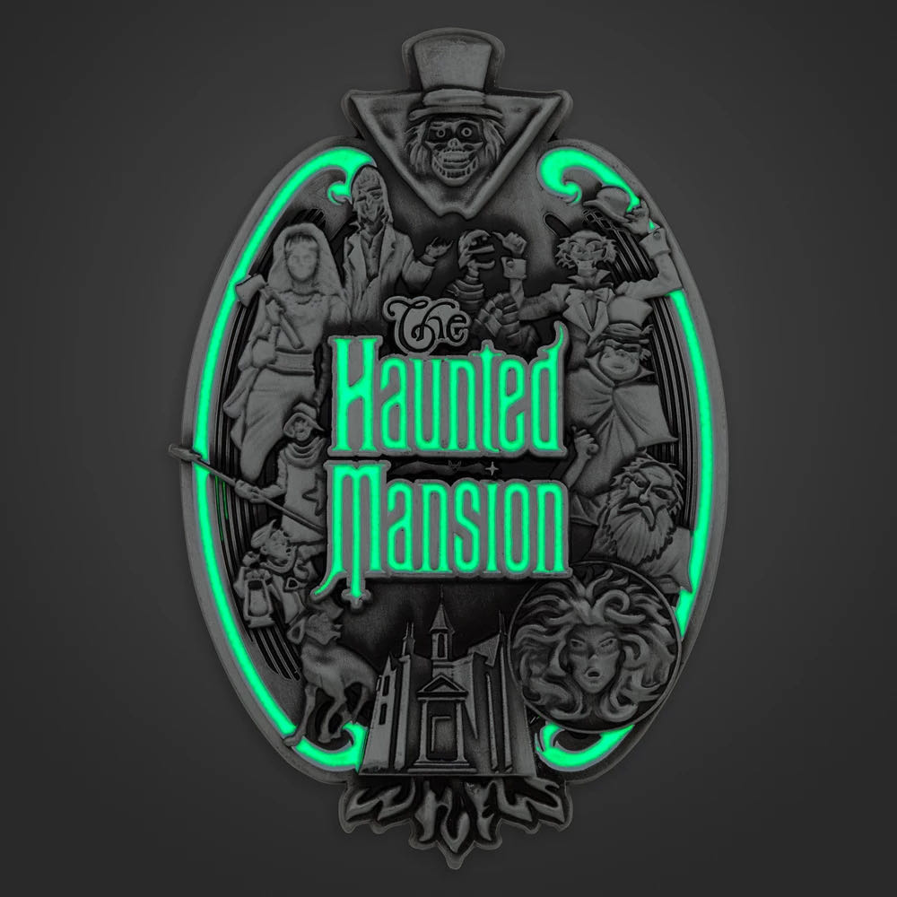 The Haunted Mansion Glow-in-the-Dark - Metal (zinc alloy) / enamel pin collectible [Barcode 465052956703] - Main Image 4