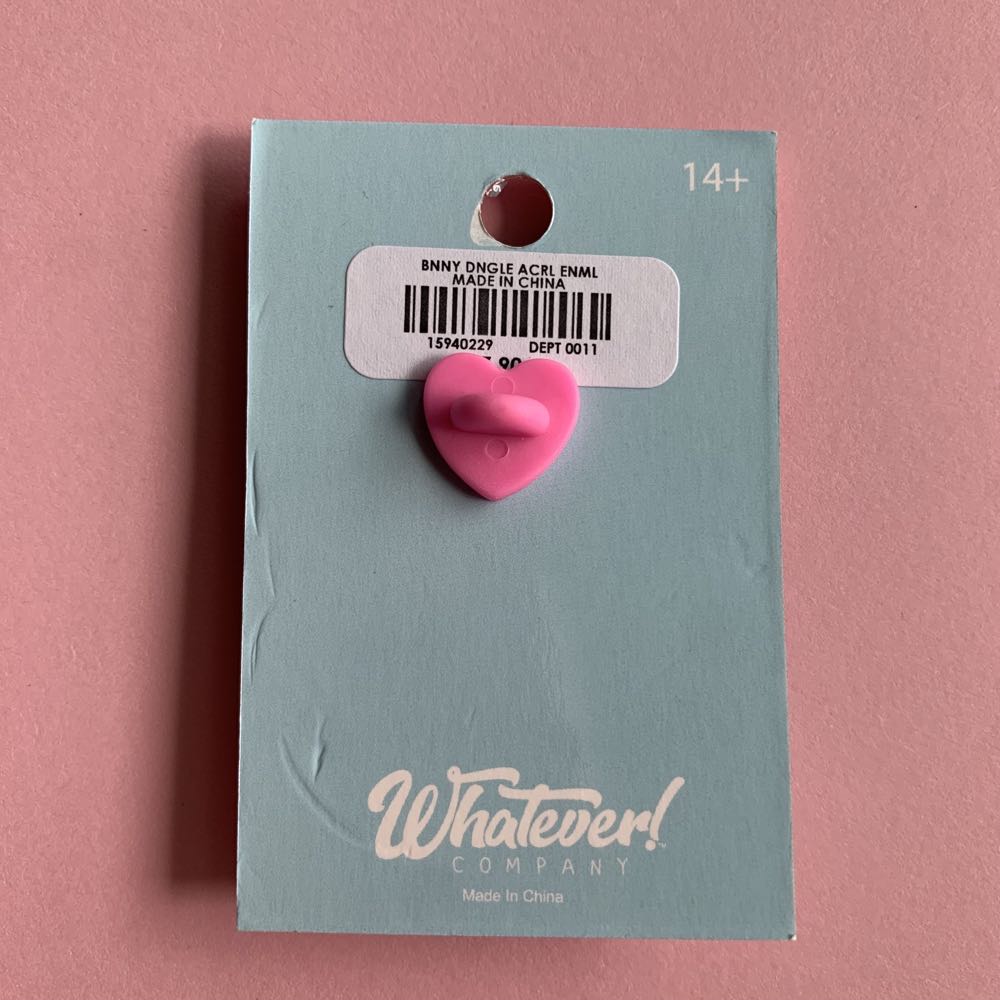 Sleeping Angel Bunny - Acrylic pin collectible - Main Image 2