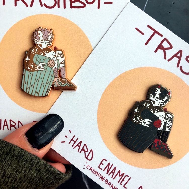 Oni Trash Boy - Crymore - Enamel pin collectible - Main Image 2