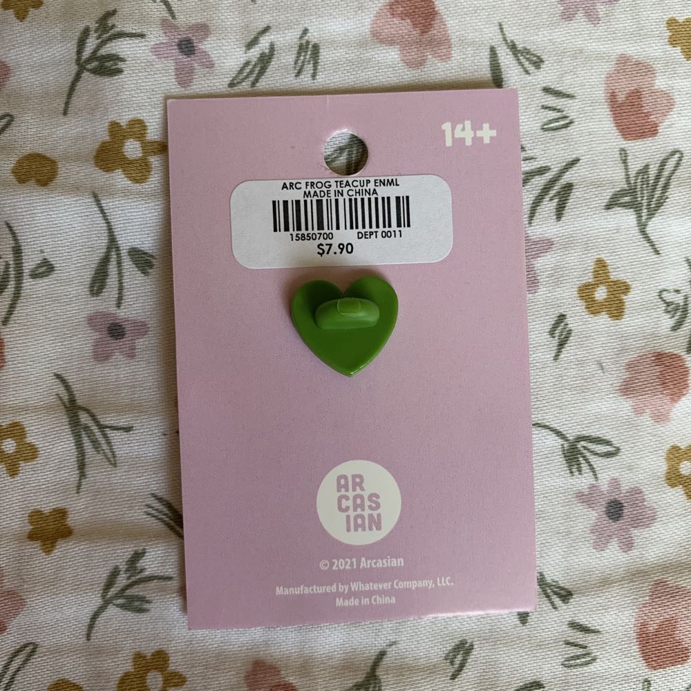 Frog In Teacup - Enamel pin collectible - Main Image 2