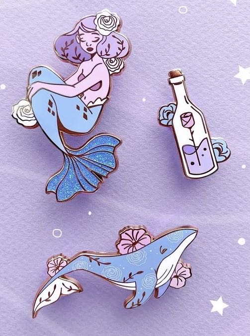 1 - Morgane Brret Collection - Enamel pin collectible - Main Image 3