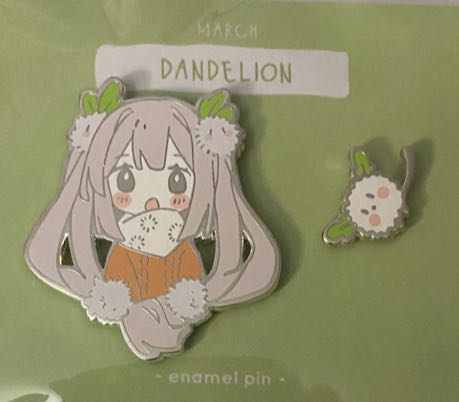 Dandelion - Enamel pin collectible - Main Image 1