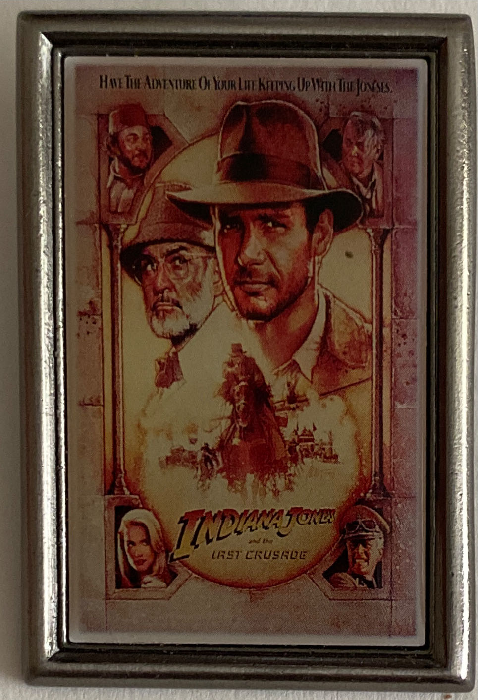 Indiana Jones And The Last Crusade Movie Poster  pin collectible - Main Image 1