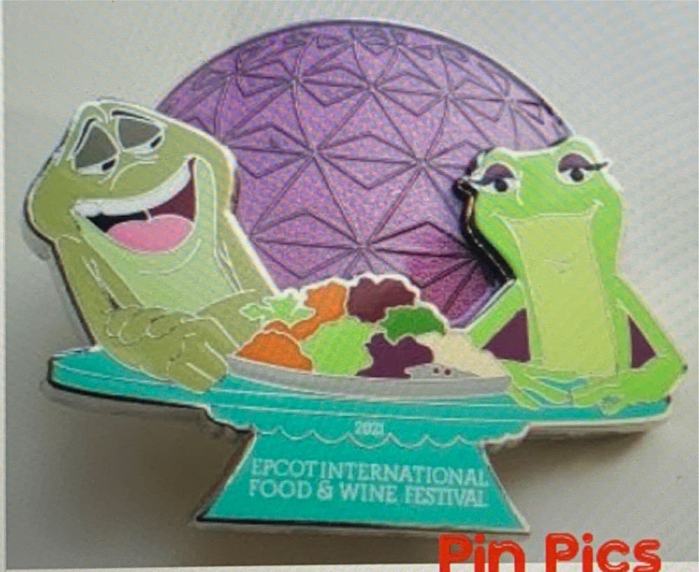 Princess And The Frog  Food And Wine   - Limited Edition 4,000 pin collectible - Main Image 1