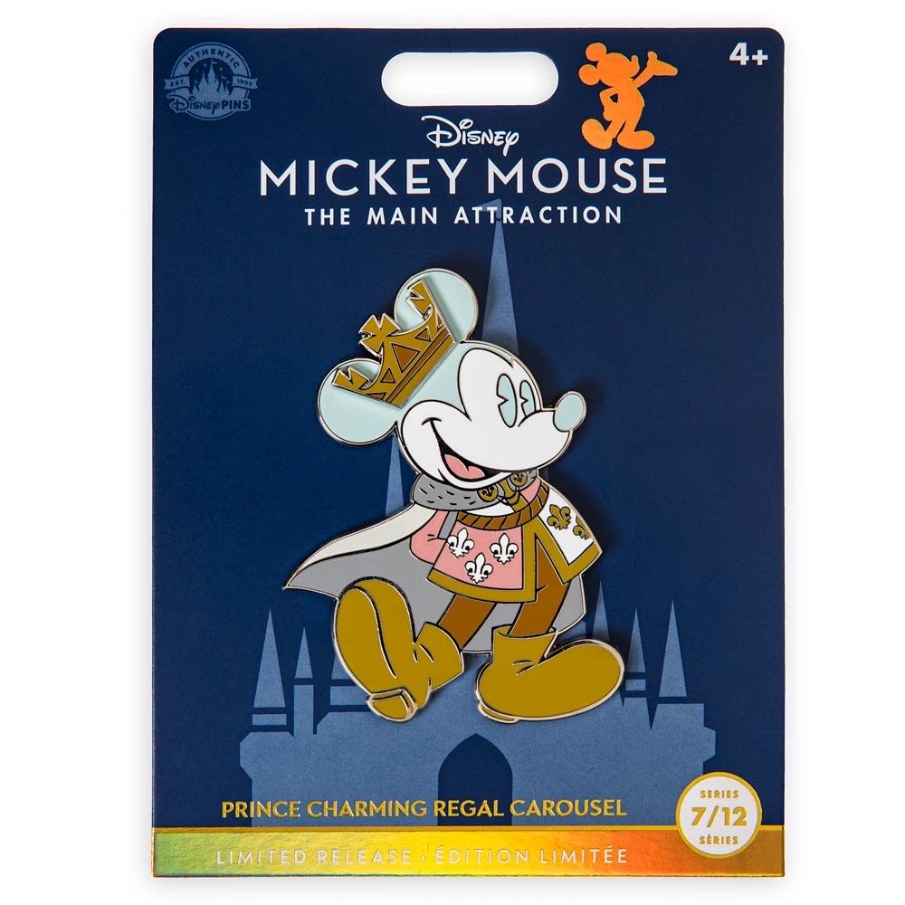 Mickey Mouse: The Main Attraction Pin – Prince Charming Regal Carrousel – Limited Release - Metal (zinc alloy) / enamel pin collectible [Barcode 465052953818] - Main Image 2