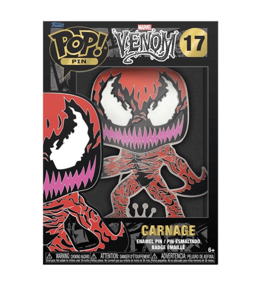 Carnage (Funko Pop Pin) - Funko Pop Enamel pin collectible [Barcode 671803400689] - Main Image 2