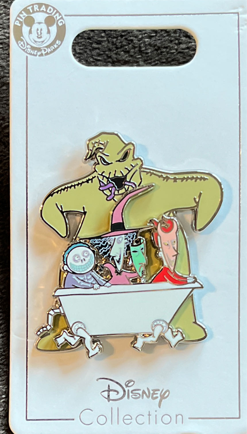 Oogie Boogie and Friends Pin – Tim Burton’s The Nightmare Before Christmas  pin collectible [Barcode 465052955300] - Main Image 3