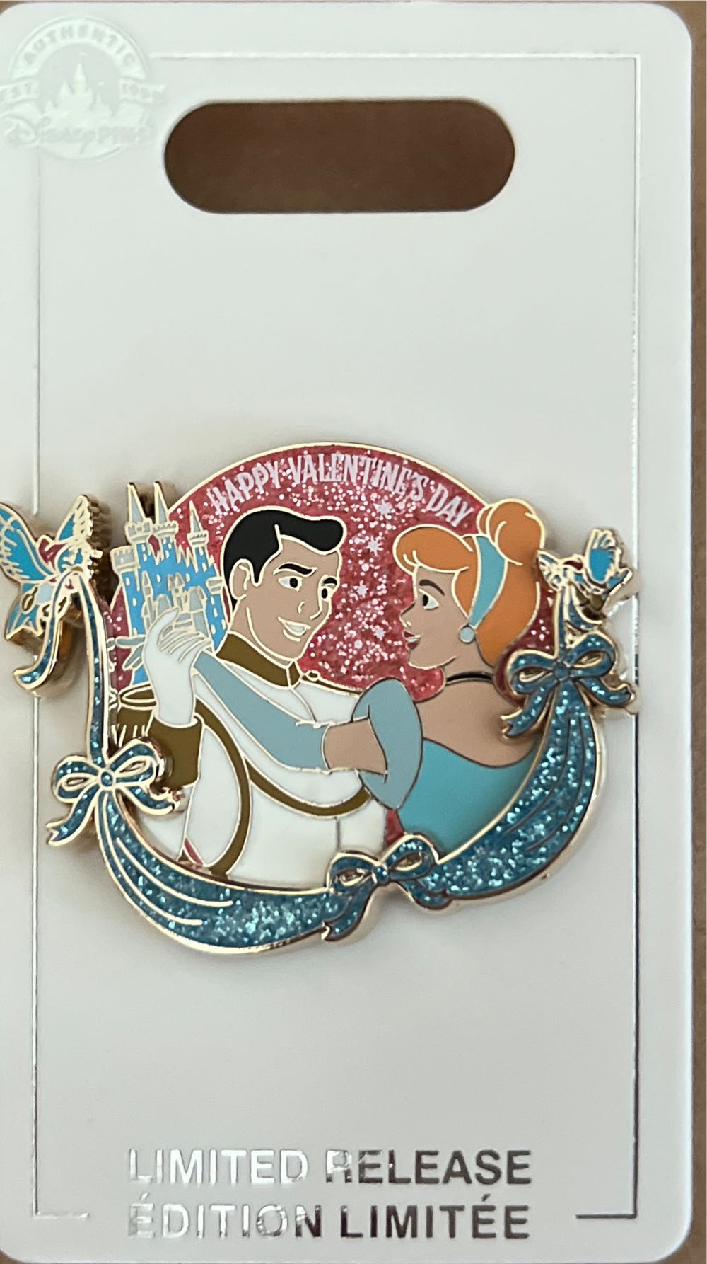 Day Cinderella And Prince Charming Valentine’s Day - Disney Pin Trading pin collectible [Barcode 465056749905] - Main Image 2
