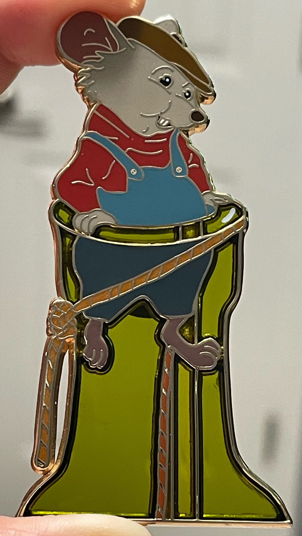 Bernard Atop Bottle “Turible Trubble” Series - FANTASY (FlightsOFancyFantasyPins) Limited Edition Disney Pin - Fantasy pin collectible - Main Image 2
