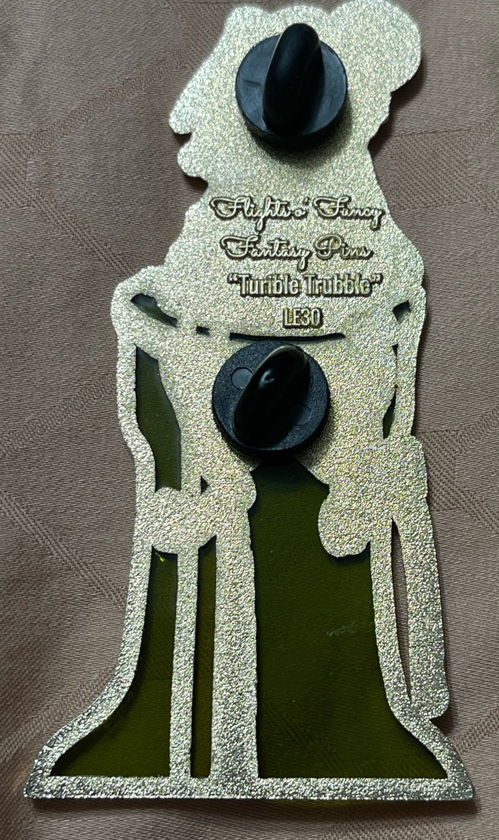 Bernard Atop Bottle “Turible Trubble” Series - FANTASY (FlightsOFancyFantasyPins) Limited Edition Disney Pin - Fantasy pin collectible - Main Image 3