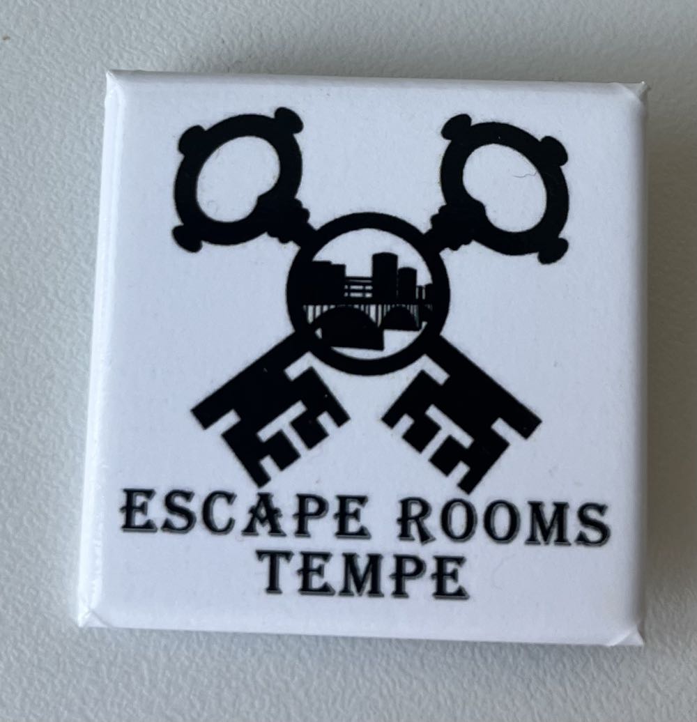 Escape Rooms Tempe - Button pin collectible - Main Image 1