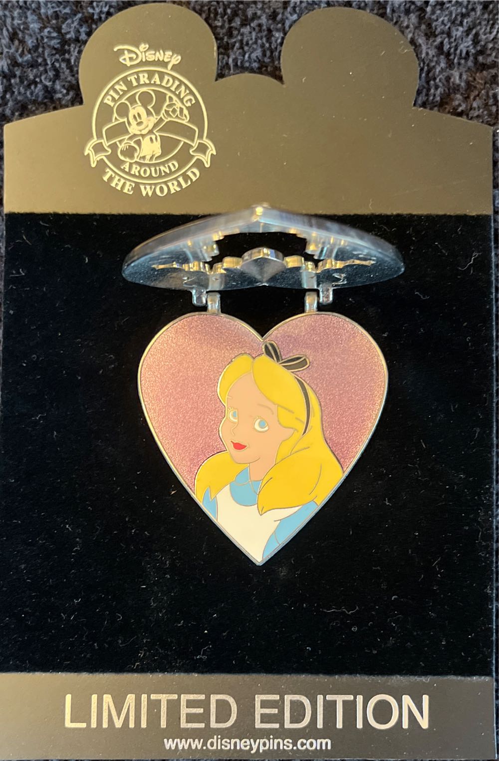 Alice In Hinged Heart - Official Pin Trading pin collectible - Main Image 2