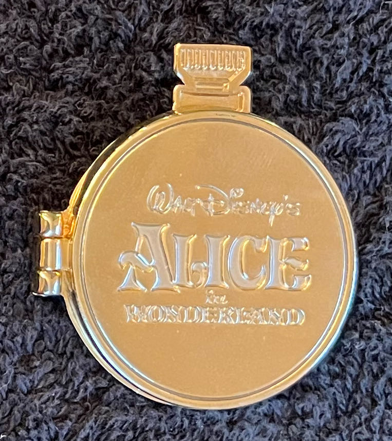 Film Reel Set: Alice & White Rabbit Pocketwatch (hinged) - Official Pin Trading pin collectible - Main Image 2