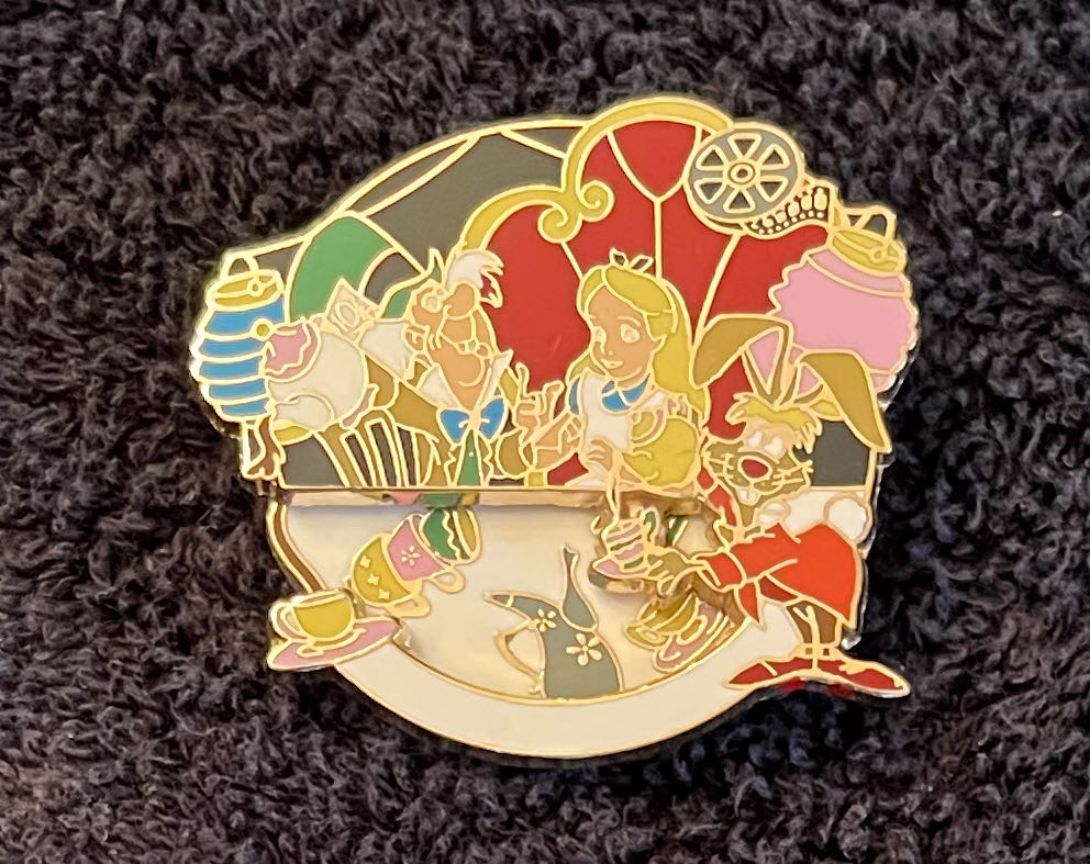Film Reel Set: Mad Tea Party (spinner) - Official Pin Trading pin collectible - Main Image 2