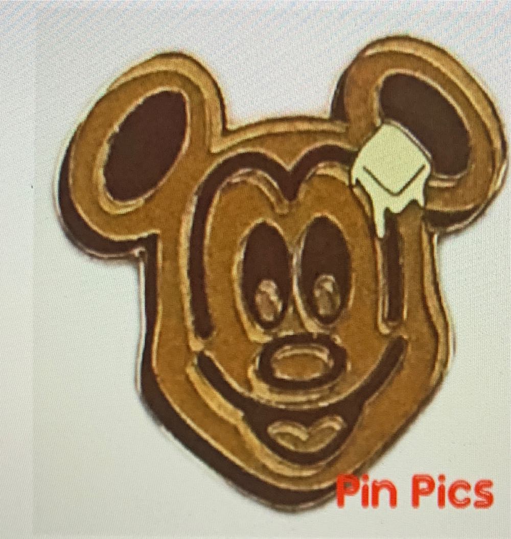 Mickey Waffle With Butter - 2 Pin Set pin collectible - Main Image 1