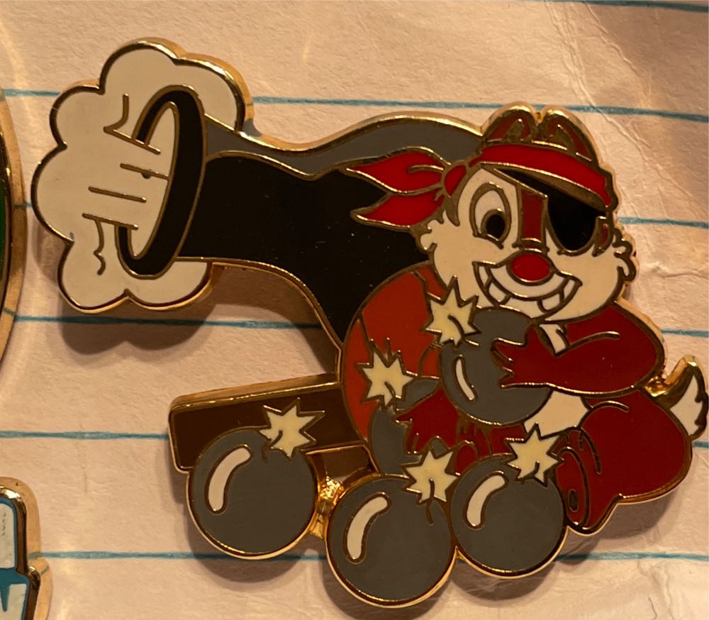 Disney’s Dale With Cannon  pin collectible - Main Image 1