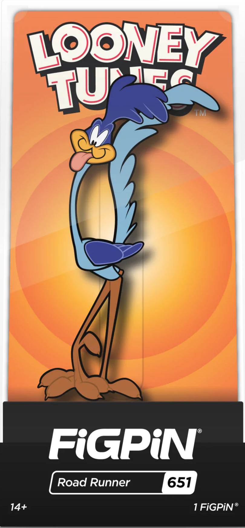Figpin #651 Looney Tunes - Road Runner  pin collectible [Barcode 810021532448] - Main Image 3