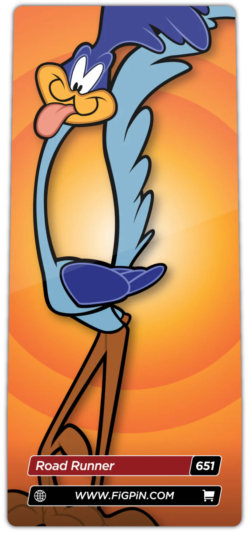 Figpin #651 Looney Tunes - Road Runner  pin collectible [Barcode 810021532448] - Main Image 4
