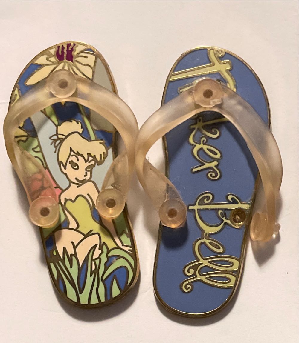 Tinker Bell Flip Flops  pin collectible - Main Image 2