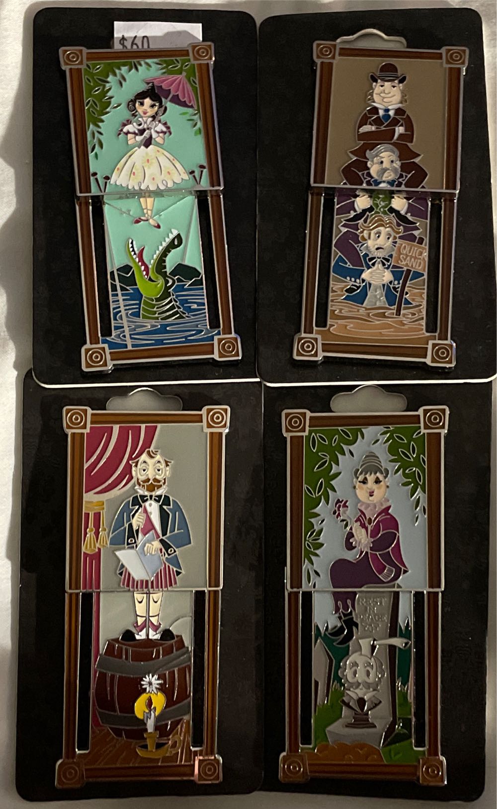Haunted Mansion Stretching Portrait Set  pin collectible - Main Image 1