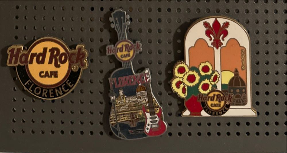 Hard Rock Cafe Pin Florence Room With A View Window Fleur Des Lis Flower Italy  pin collectible [Barcode 885575851437] - Main Image 2